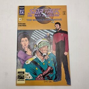 DC Comics Star Trek TNG Modala Imperative 4 Picard Riker 1991 Copper Age Sci-Fi